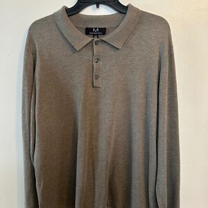 MAGASHONI L/S Collar Three Button Pullover